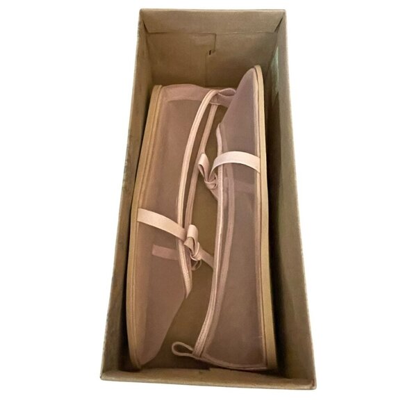 Free People Pink Mesh Mania Bow Flat NEW Size 8 - Picture 8 of 9